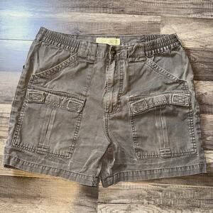 Cabela’s Outdoors Shorts Mens 34 Brown Cargo Utility Hiking Elastic Waist Y2K